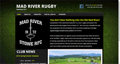 Desktop Screenshot of madriverrugby.com